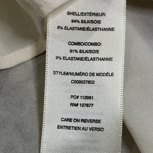 Alice + Olivia slik button down shirt size XS new - Picture 9 of 9